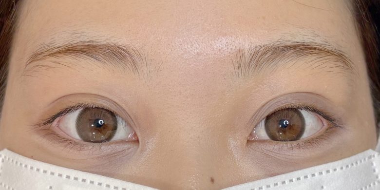 眉毛WAX×まつ毛パーマ Before写真